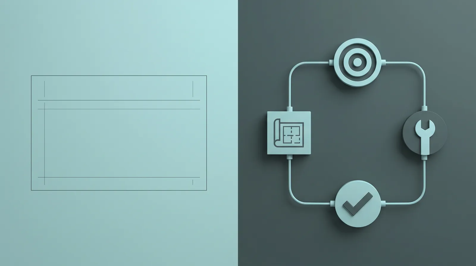 Reply card versus a goal-plan-tool-check action loop